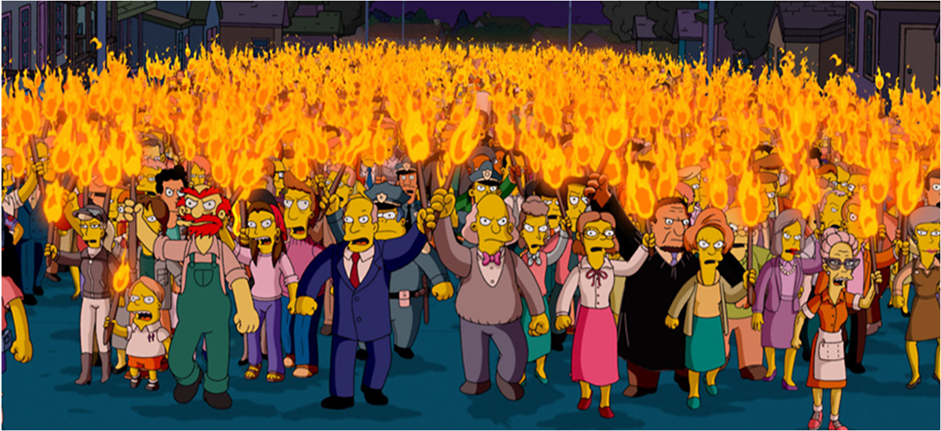 Armaron una protesta en Bolivia por… ¡Los Simpson!