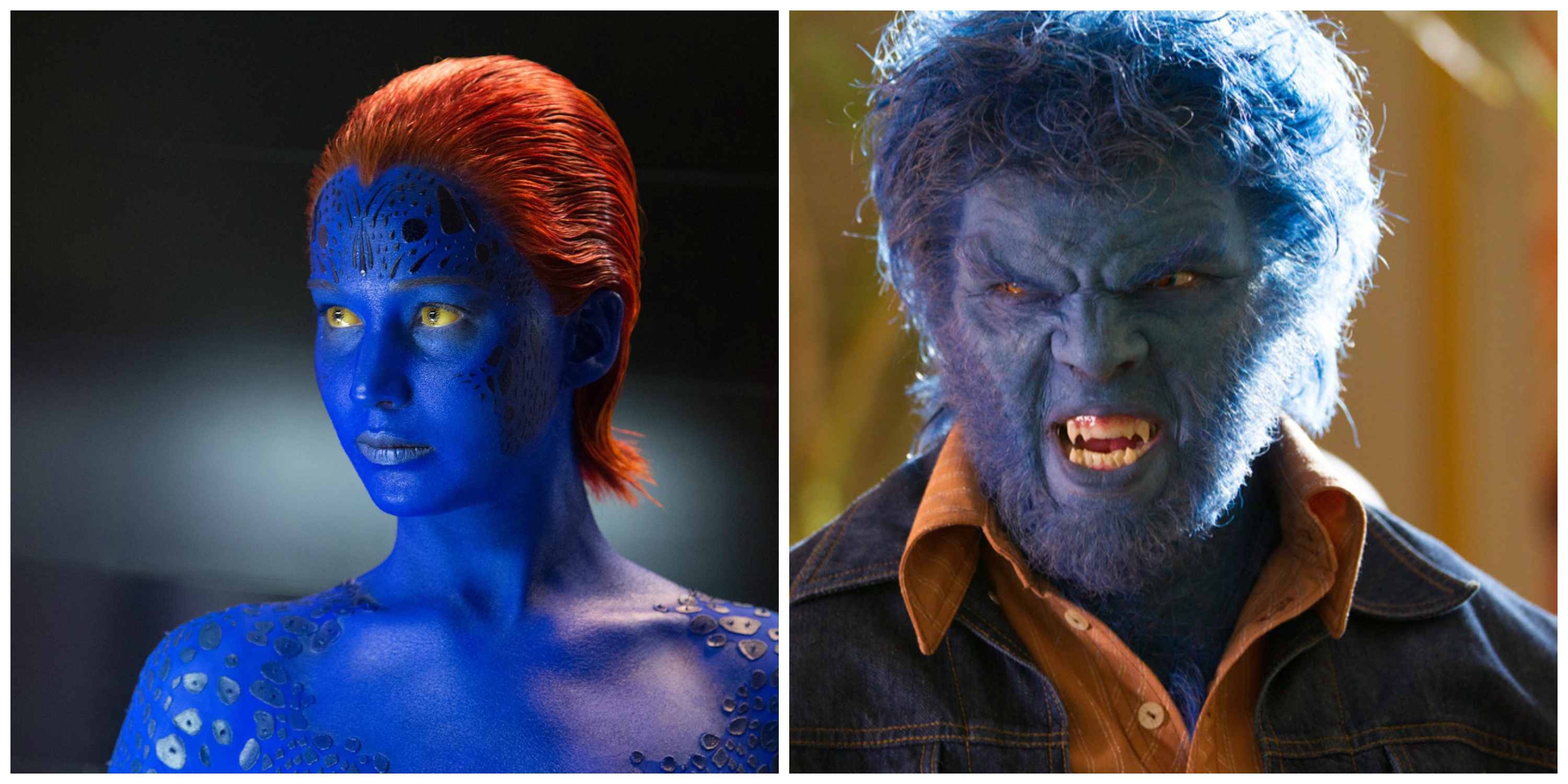 Jennifer Lawrence y Nicholas Hoult llegan al set de X-Men: Apocalipsis