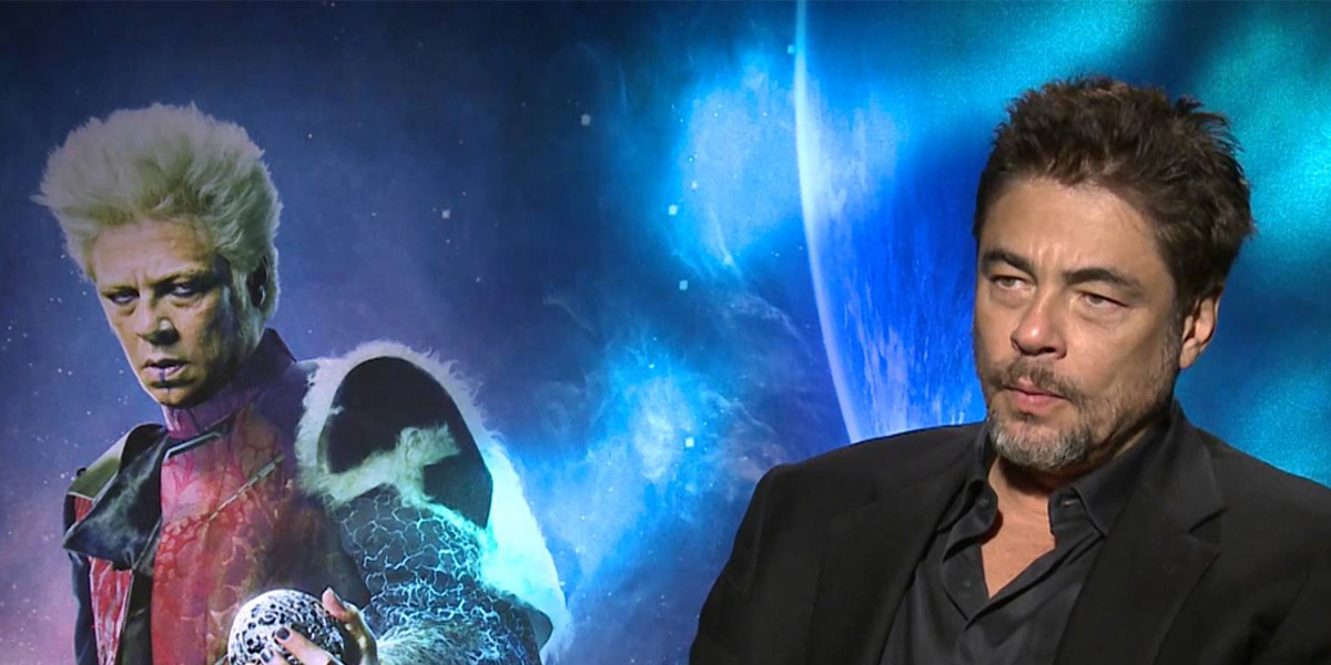 Benicio del Toro quedaría fuera de la secuela de Los Guardianes de la Galaxia