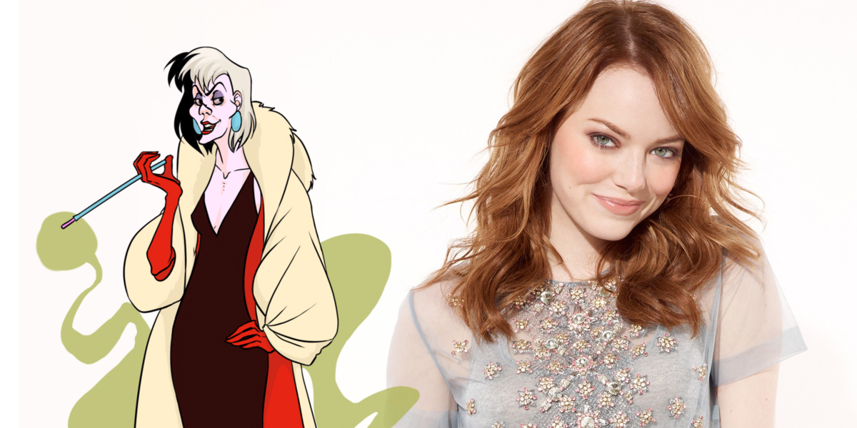 Emma Stone en platicas para interpretar a Cruella de Vill