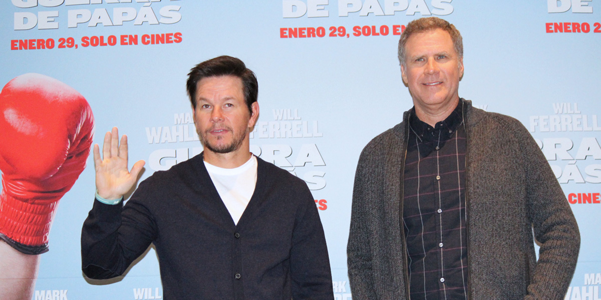 Wahlberg y Ferrell estrenan Guerra de Papás en México