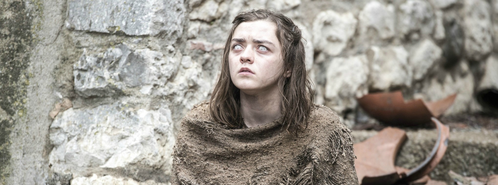 Arya Stark en un clip de Game of Thrones