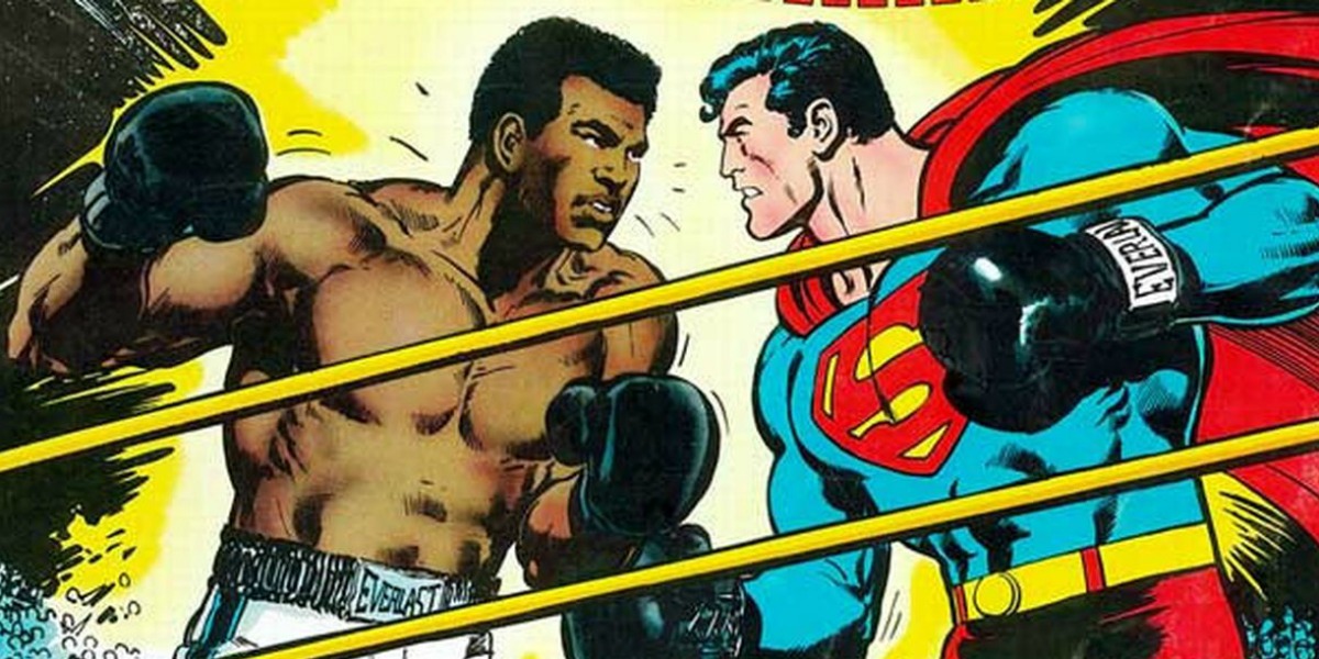 Muhammad Ali peleó contra Superman