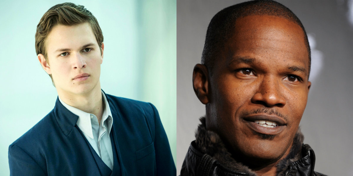 Así lucen Ansel Elgort y Jamie Foxx en Baby Driver de Edgar Wright