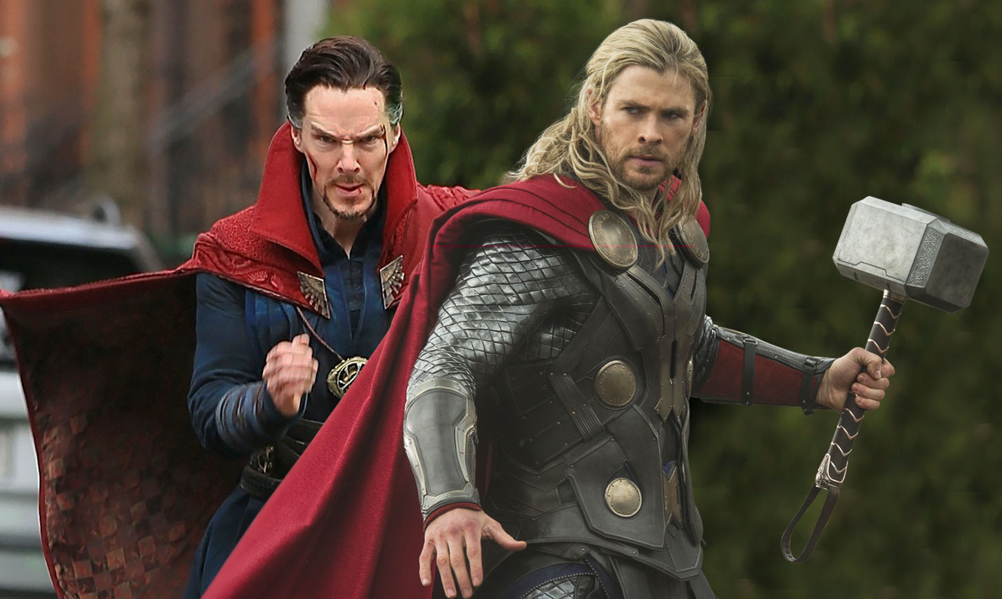 Dr. Strange y Thor: detrás de cámaras de su encuentro