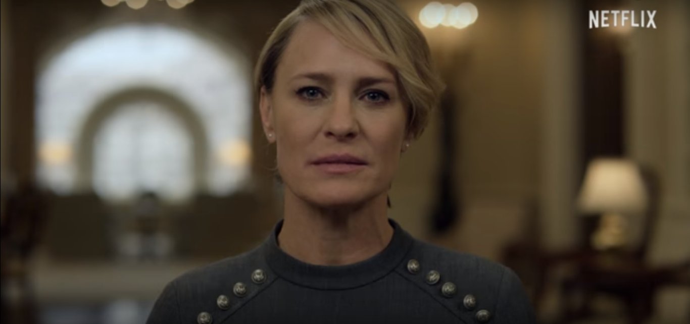 Claire Underwood manda un mensaje a la nación en el nuevo avance de House of Cards 5