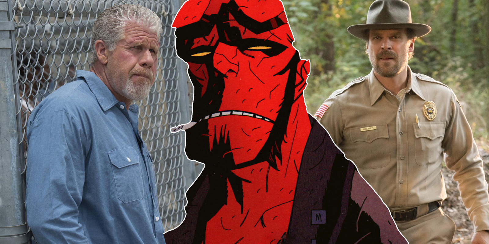 Hellboy: Ron Perlman hace las paces con David Harbour, y primera imagen oficial del filme