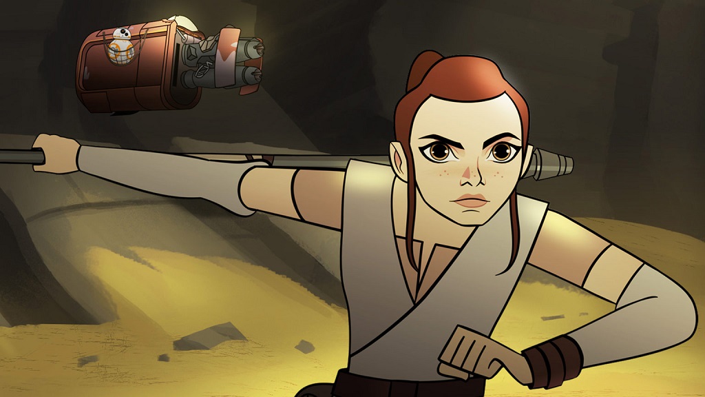 Ve completo el primer corto de Star Wars Forces of Destiny