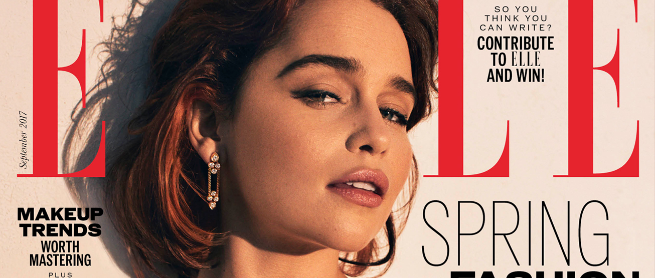 Emilia Clarke posa sensualmente y habla sobre el final de Game of Thrones