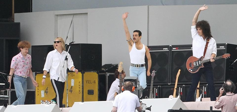 Se filtran imágenes del set de filmación de Bohemian Rhapsody