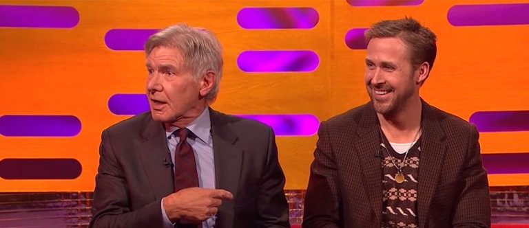 Harrison Ford se olvida del nombre de Ryan Gosling durante una entrevista