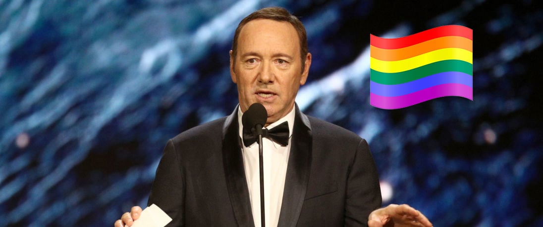 Kevin Spacey se declara homosexual tras ser acusado por Anthony Rapp de acoso sexual