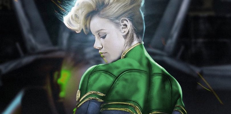 Un fan editó las primeras imágenes de Brie Larson como Capitana Marvel con los colores originales