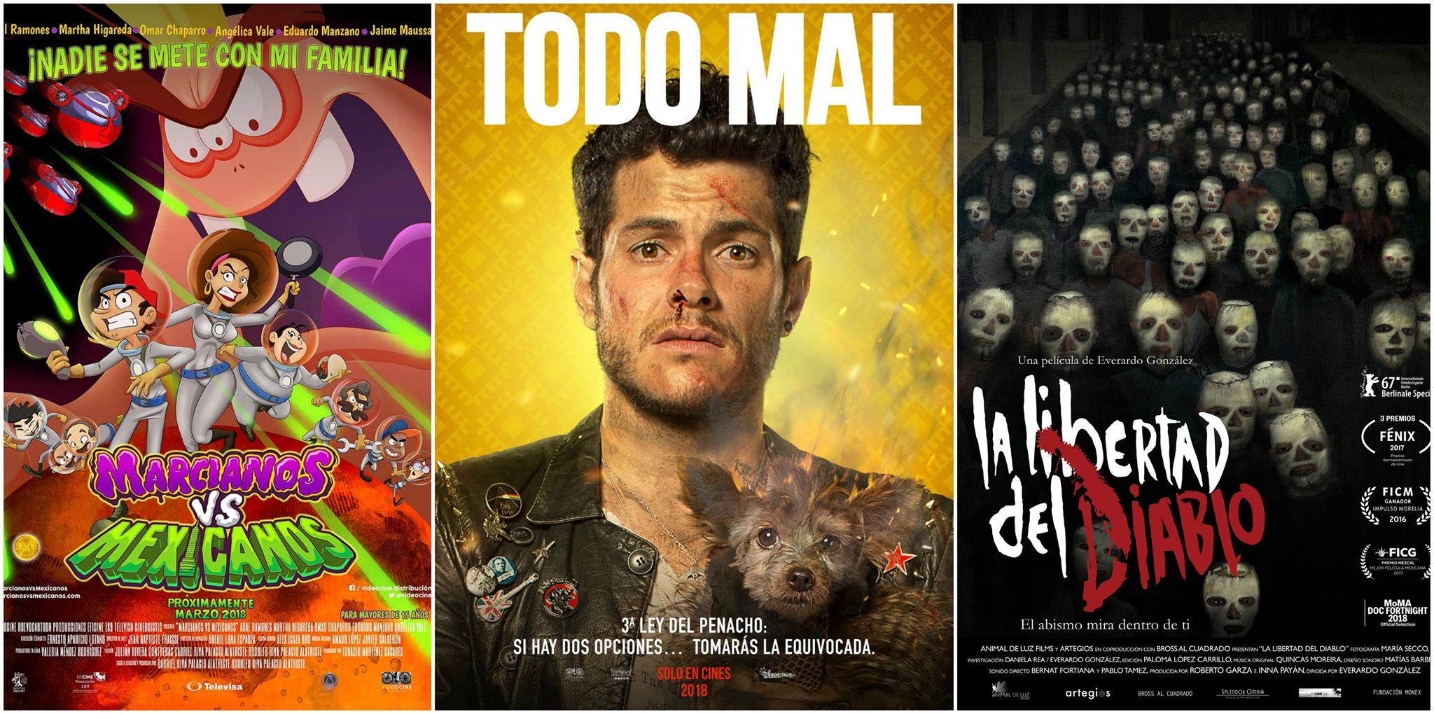 Resumen de cine mexicano, marzo: thrillers, comedias, remakes, FICUNAM y un poco más