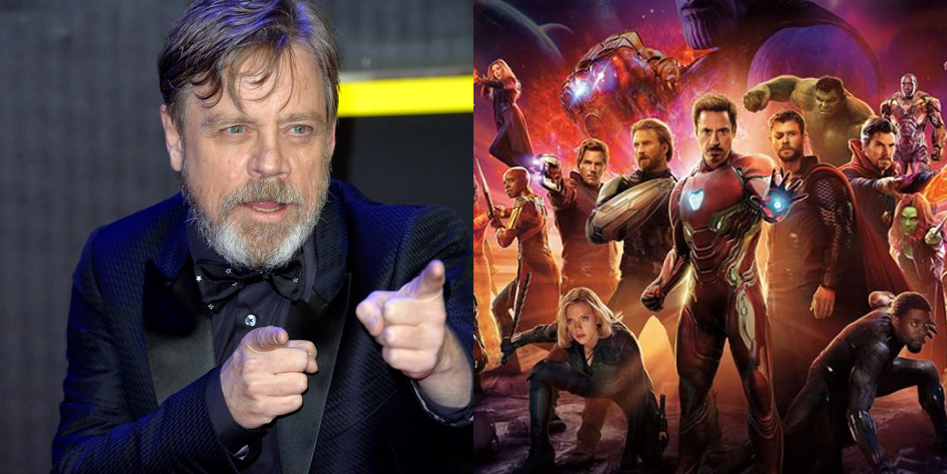 Mark Hamill felicita a Marvel Studios por el éxito de Avengers: Infinity War