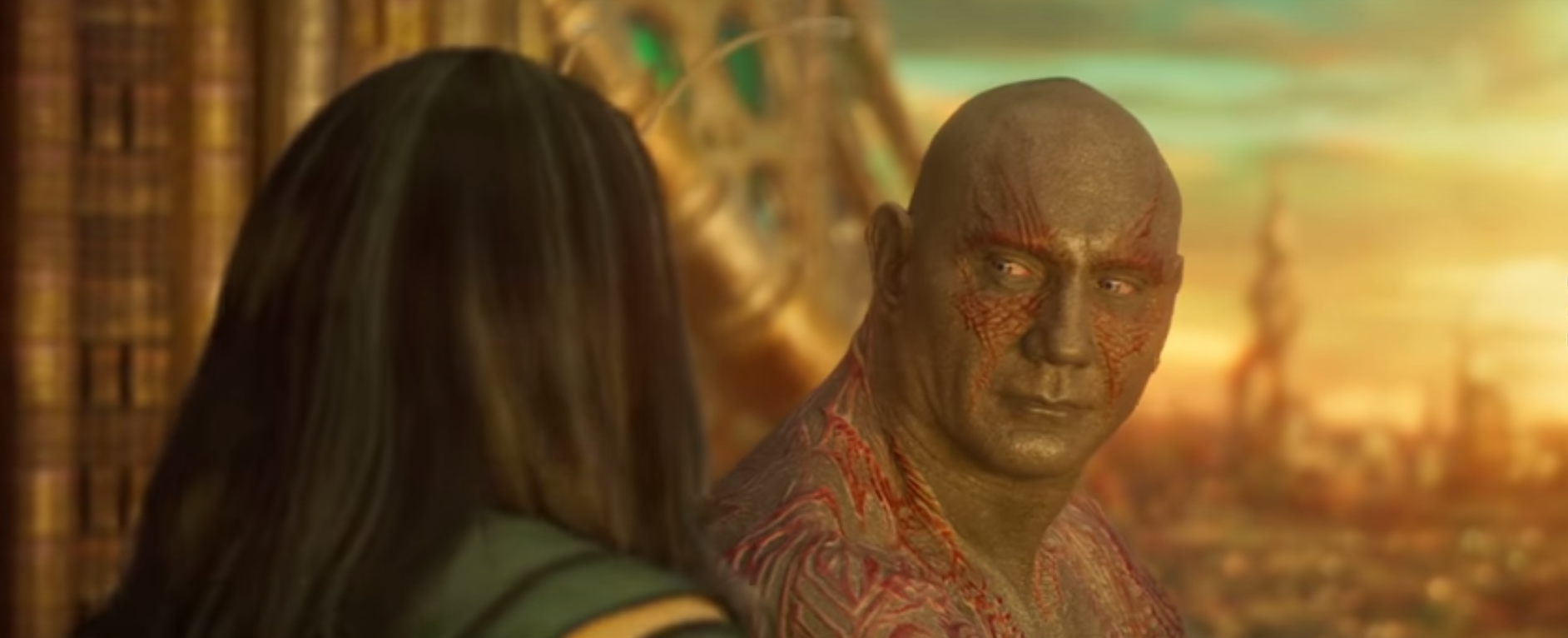 Guardianes de la Galaxia Vol. 3: Dave Bautista amenaza con renunciar si no se usa el guión de James Gunn