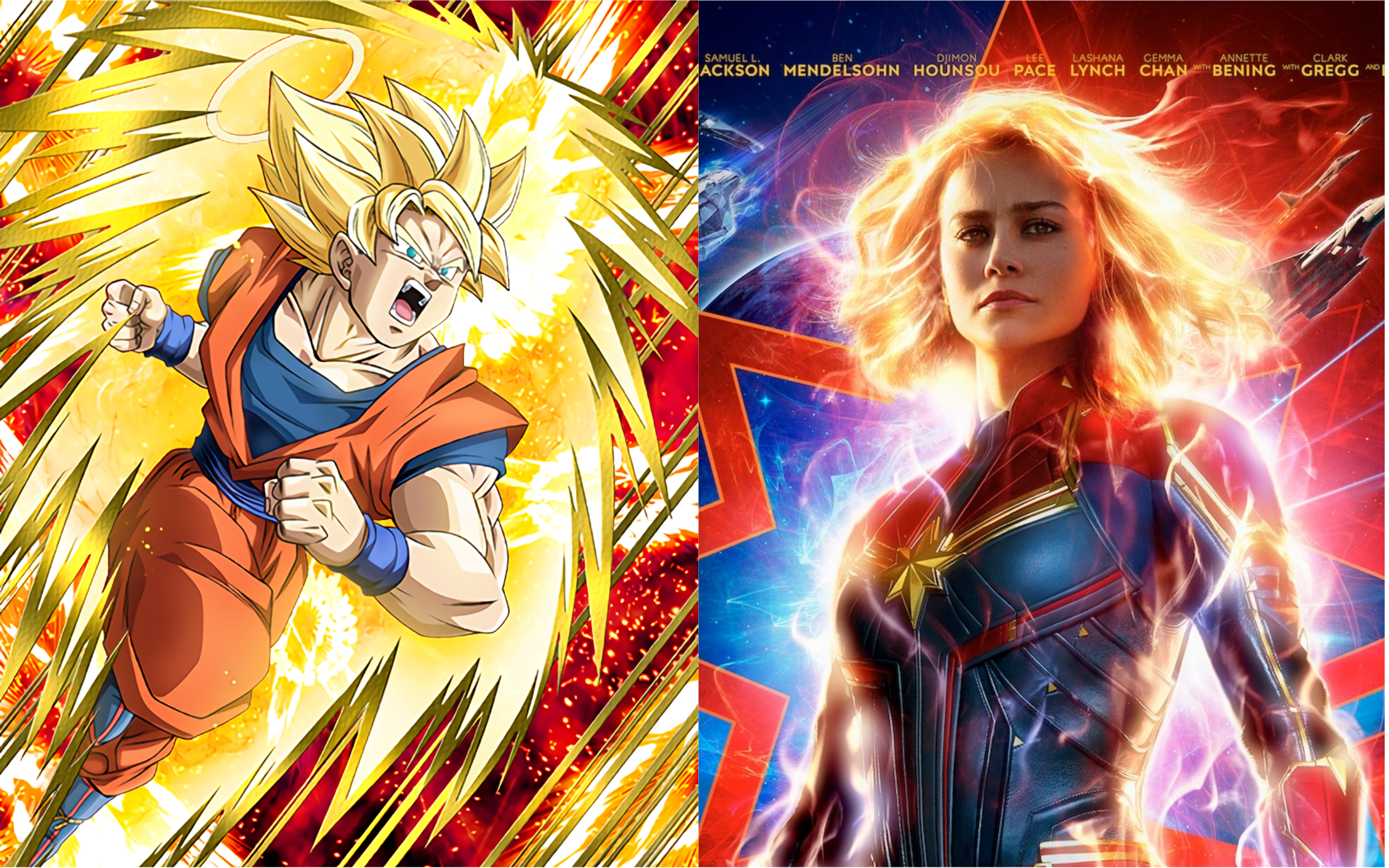 Capitana Marvel: todas las similitudes con Dragon Ball