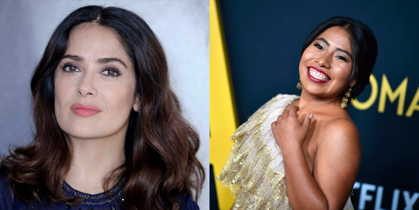 Roma: Salma Hayek felicita a Yalitza Aparicio por su nominación al Óscar