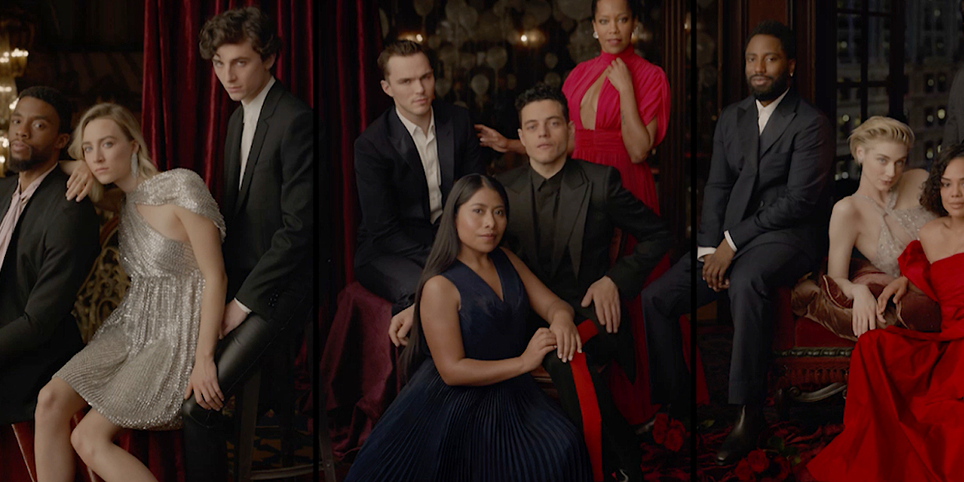 Yalitza Aparicio es retratada junto a Rami Malek por Emannuel Lubezki en Vanity Fair