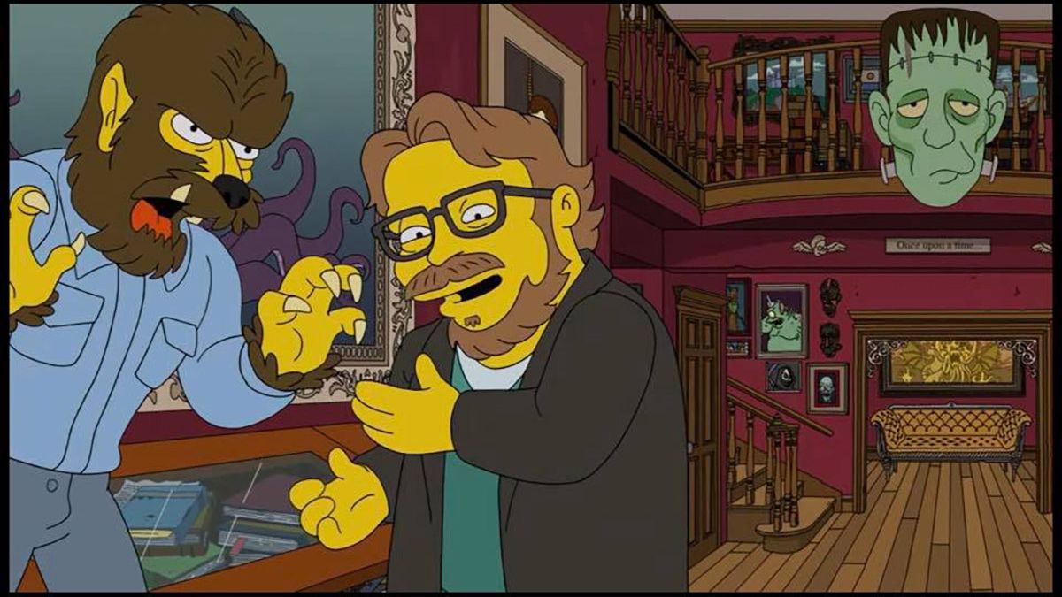 Mira la aparición de Guillermo del Toro en Los Simpson