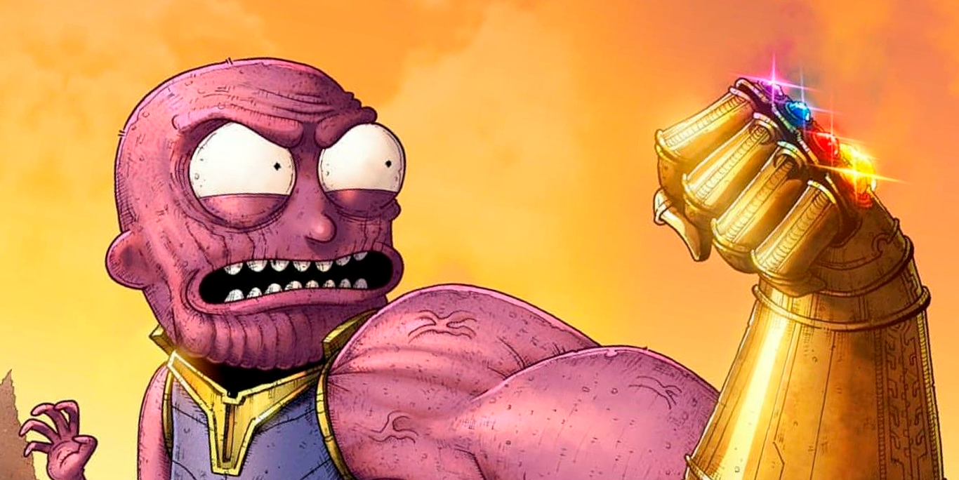 Avengers: Endgame | Rick y Morty se burlan del estúpido plan de Thanos en un nuevo cómic