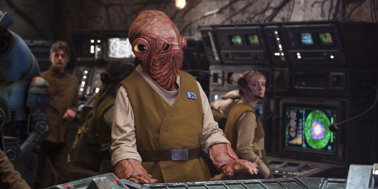 Star Wars: Actor del Almirante Ackbar arremete contra Los Últimos Jedi y Holdo