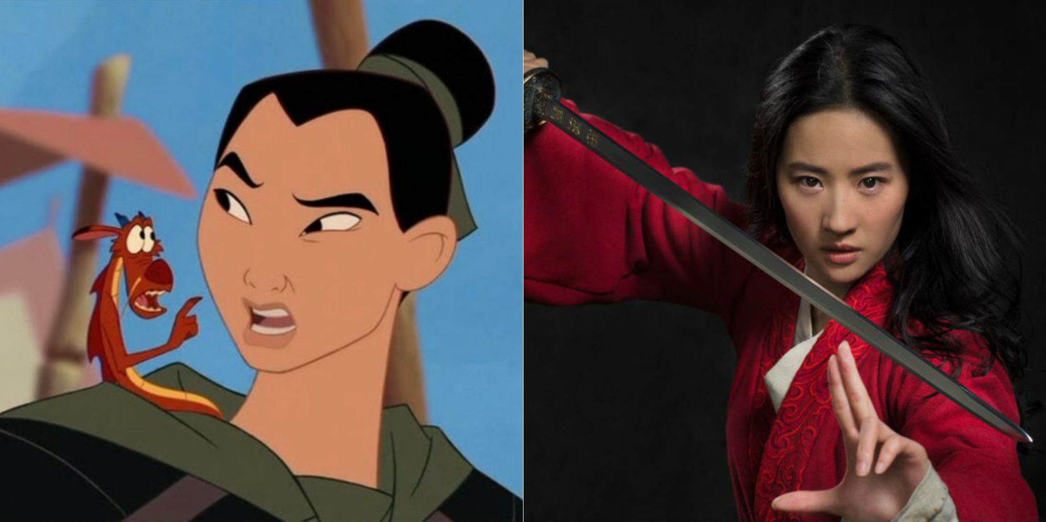 Diferencias del live-action de Mulan con la película animada