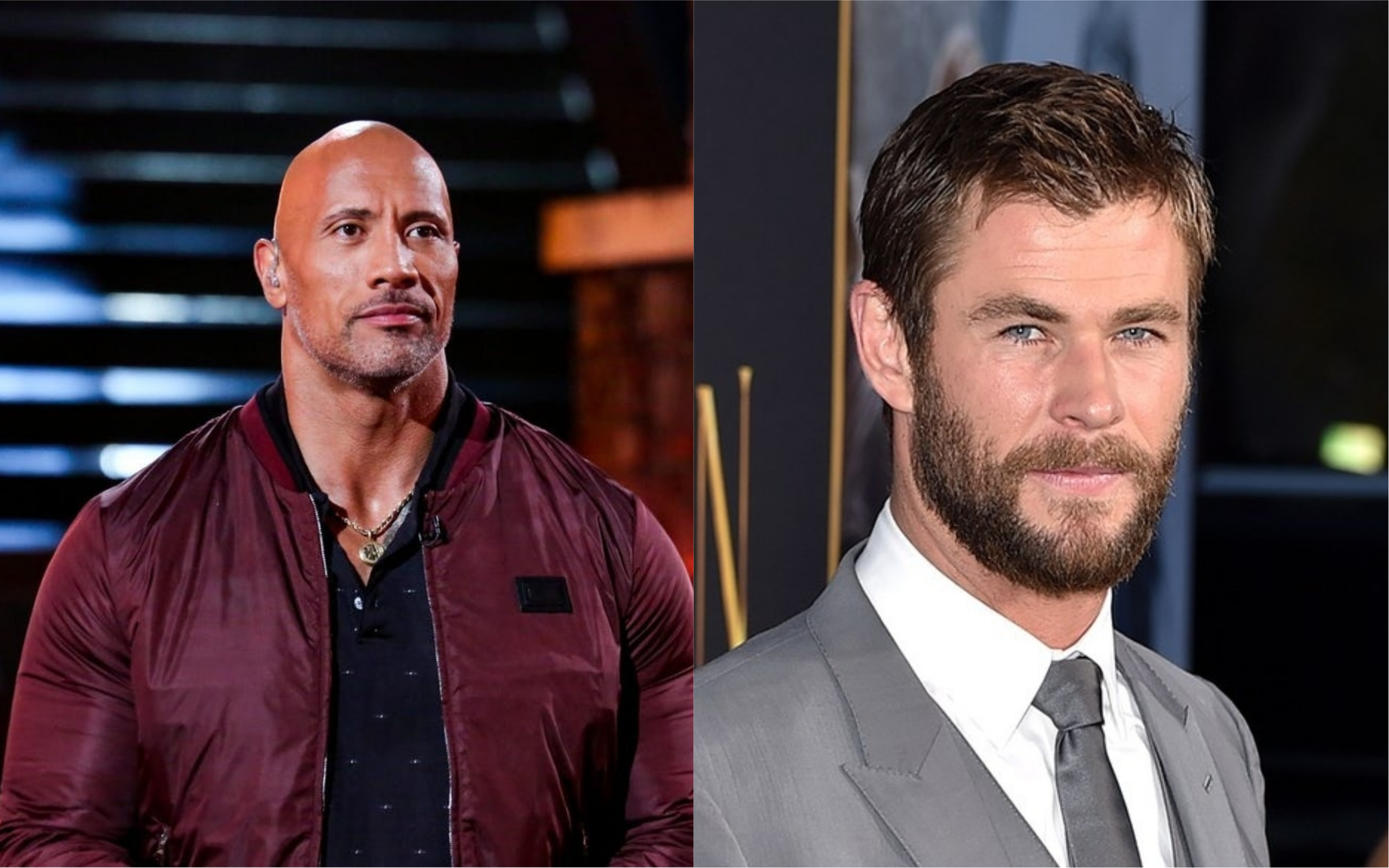 Dwayne Johnson y Chris Hemsworth lideran lista de los actores mejor