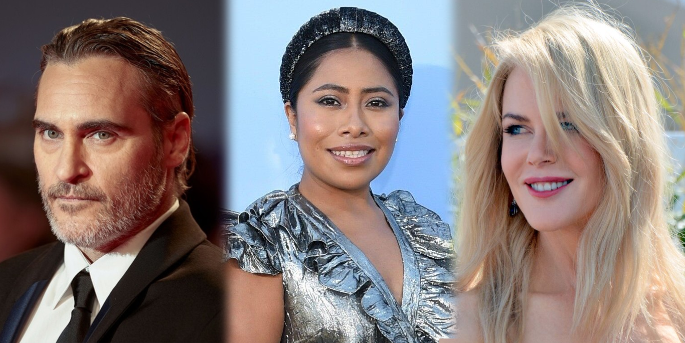 Yalitza Aparicio se codea con Joaquin Phoenix y Nicole Kidman y los fans celebran en redes sociales