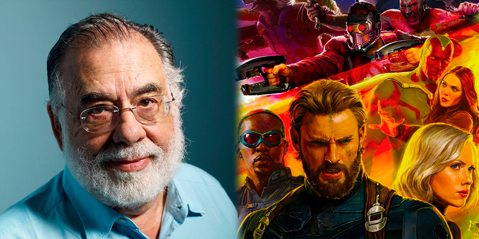 Francis Ford Coppola se une a Martin Scorsese y llama “despreciable” a Marvel