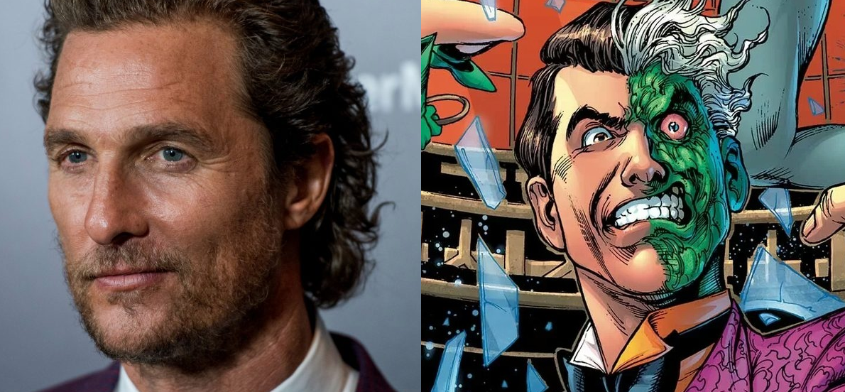 The Batman: Matthew McConaughey ya es oficialmente el nuevo Harvey Dent