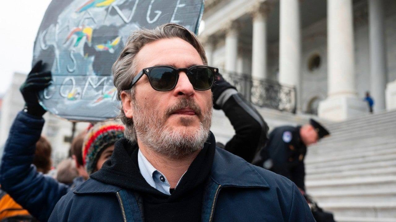 Joker es real: arrestan a Joaquin Phoenix en protesta contra el cambio climático