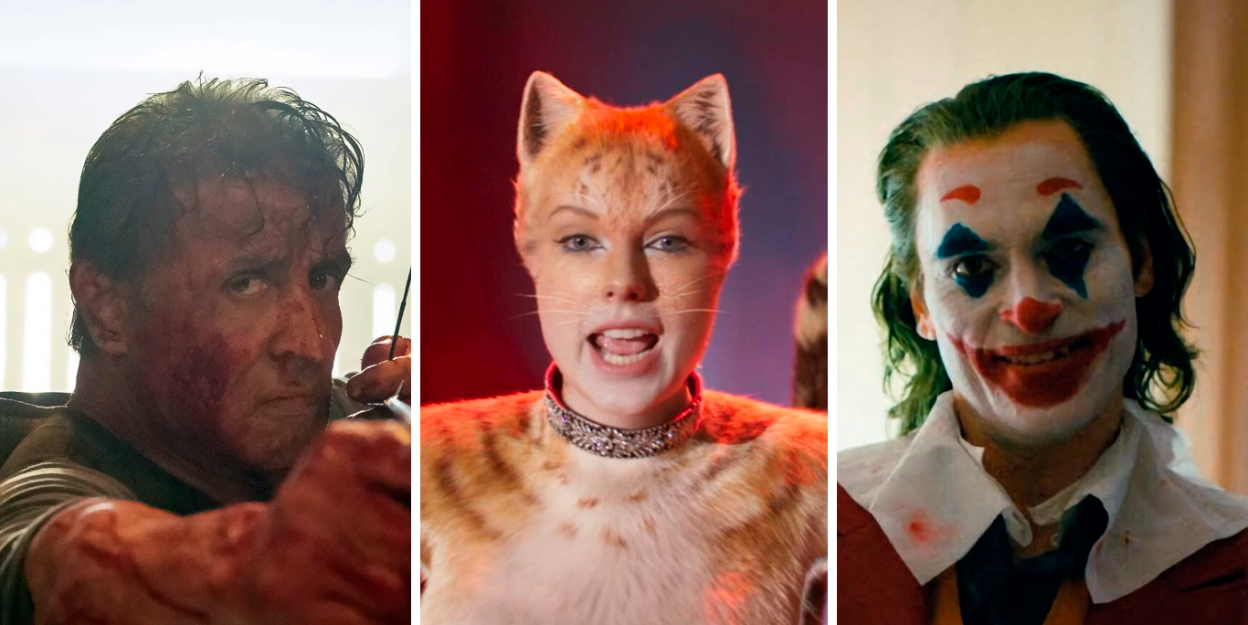 Razzies 2020: Rambo, Cats y Joker, nominados a lo peor del año