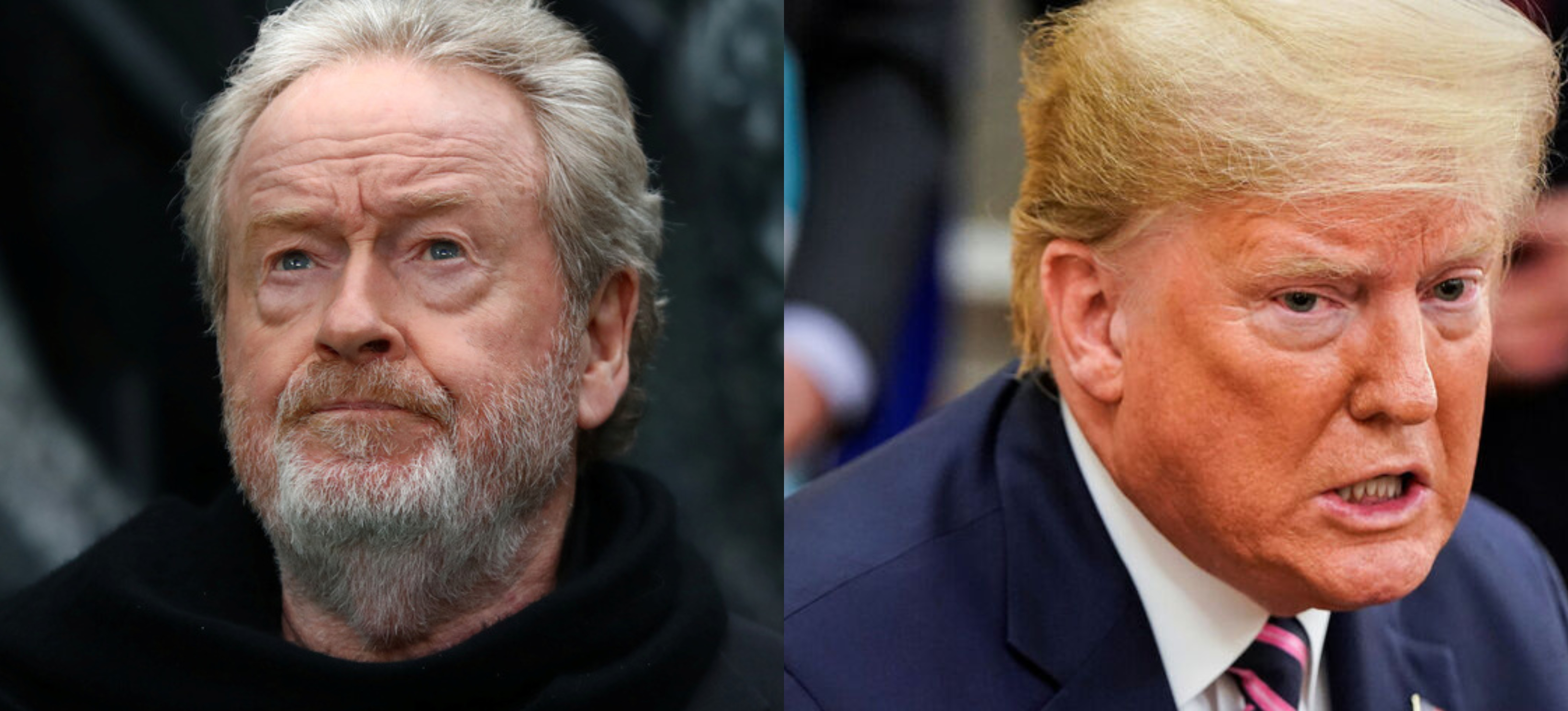 Ridley Scott critica a Donald Trump y al resto de políticos por su manejo de la crisis actual