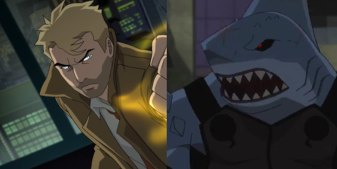 Fans están amando la relación homosexual entre Constantine y King Shark en Justice League Dark: Apokolips War