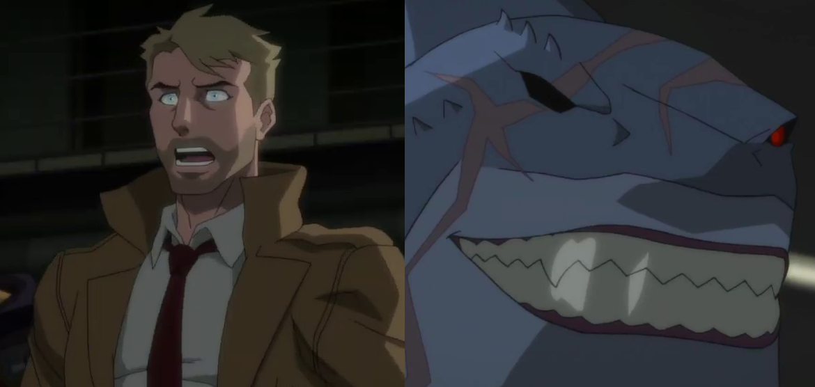 Justice League Dark: Apokolips War | La relación de Constantine y King Shark iba a ser más extensa en la película