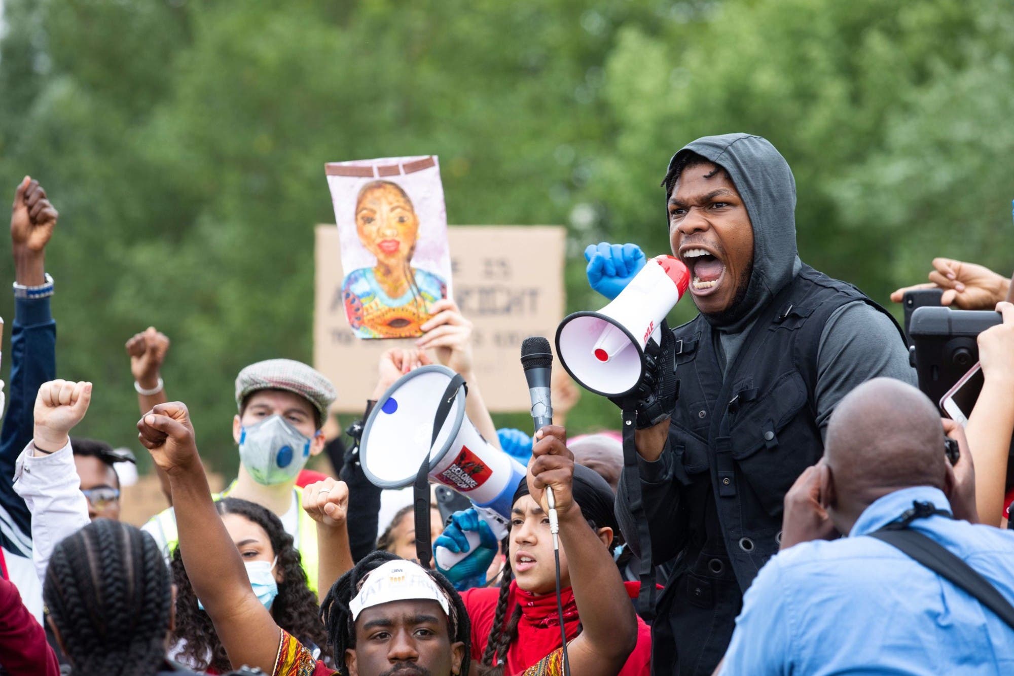 John Boyega se unió a las protestas: “no sé si tendré una carrera después de esto”