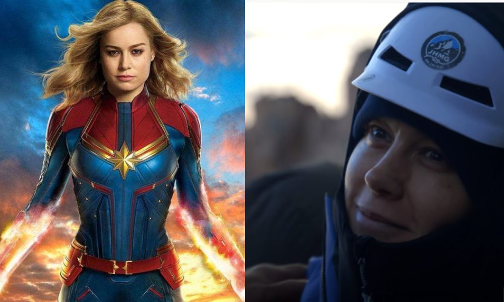 Brie Larson revela que escaló el Grand Teton como parte de su entrenamiento para Capitana Marvel