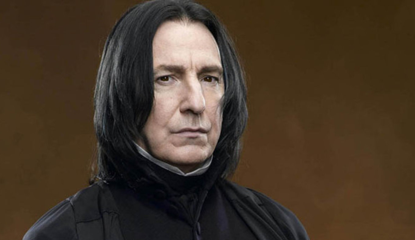 Los diarios de Alan Rickman, Severus Snape en Harry Potter, se publicarán como libro de memorias