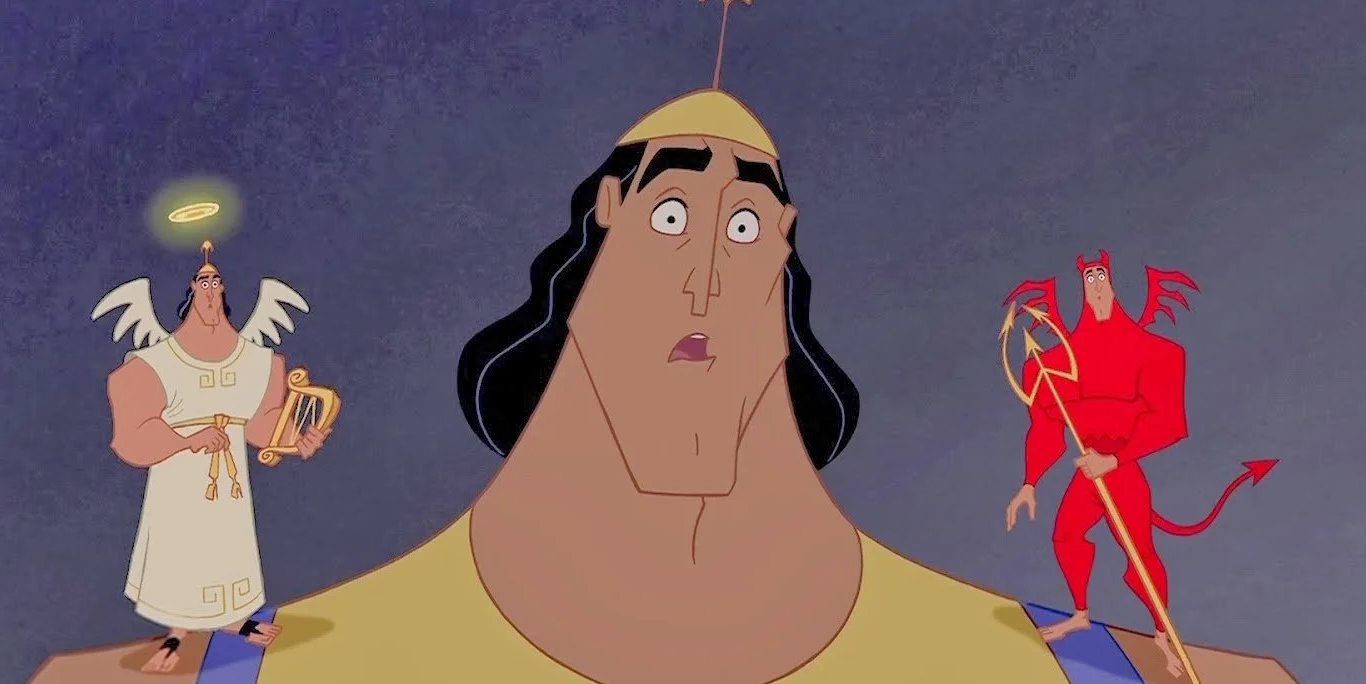 Kronk, de Las Locuras del Emperador, es reconocido como un ejemplo de masculinidad positiva