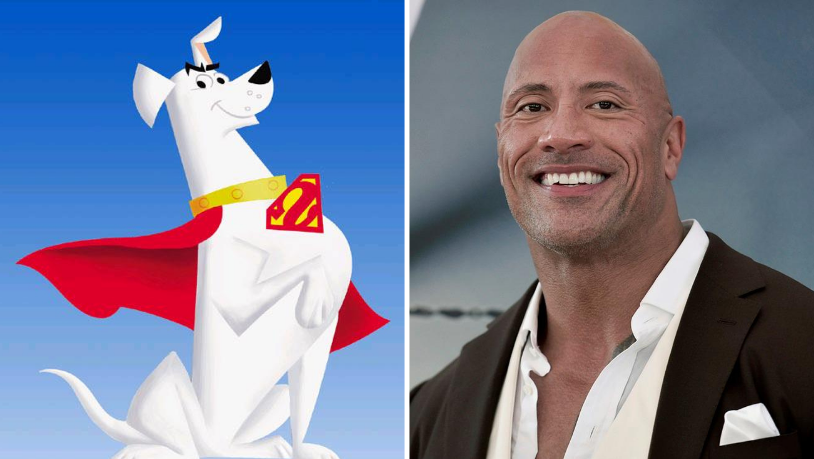 Dwayne Johnson interpretará a Krypto, el superperro en una nueva cinta animada de Warner Bros.