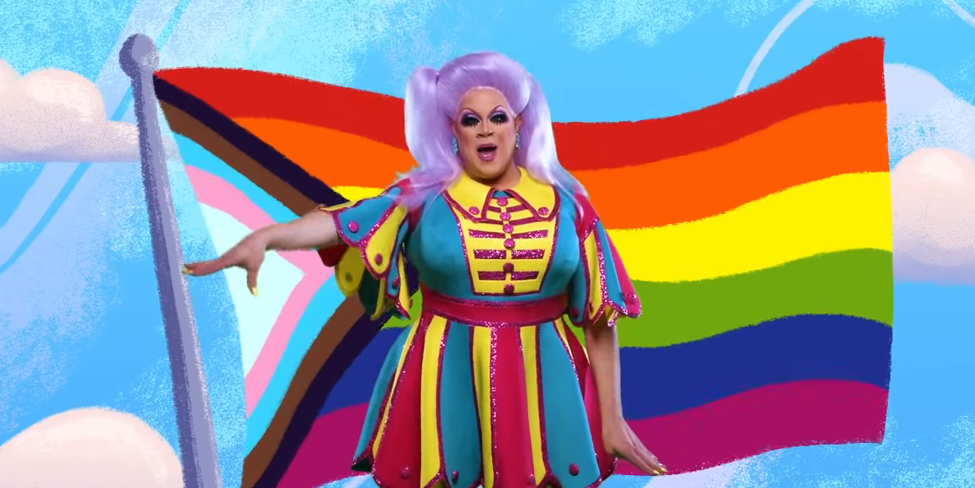 Nickelodeon lanza canción donde drag queen explica los colores LGBTQ y la celebran en redes sociales