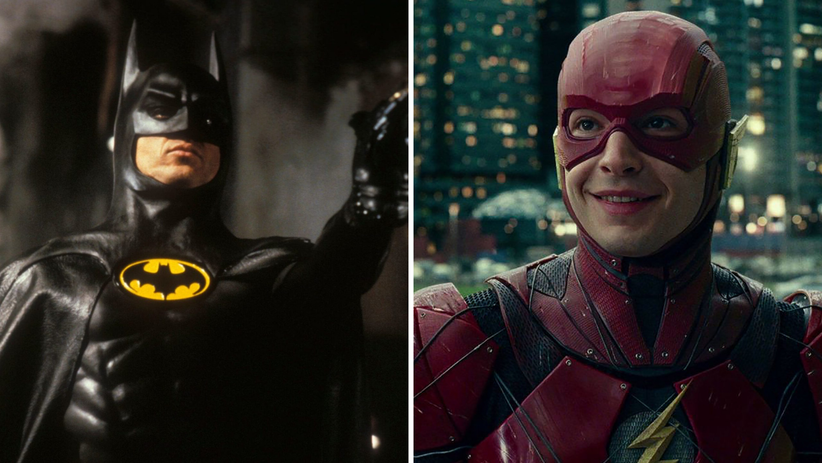 The Flash: Primeras fotografías de Ezra Miller y Michael Keaton en el set de filmación