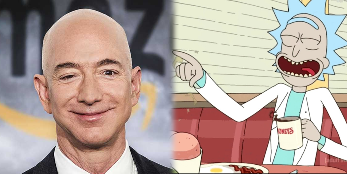 Rick & Morty se burla del cohete fálico de Jeff Bezos