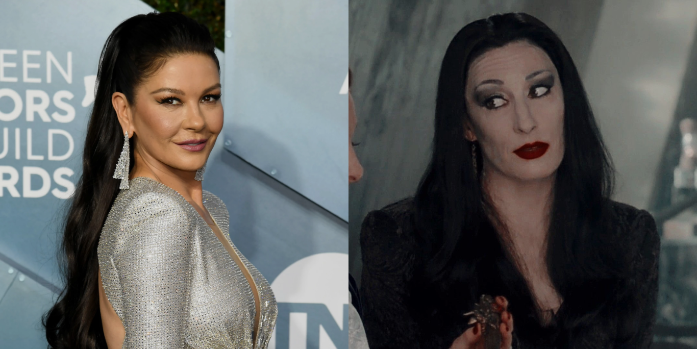 Merlina: Catherine Zeta-Jones será Morticia Addams en serie de Tim Burton