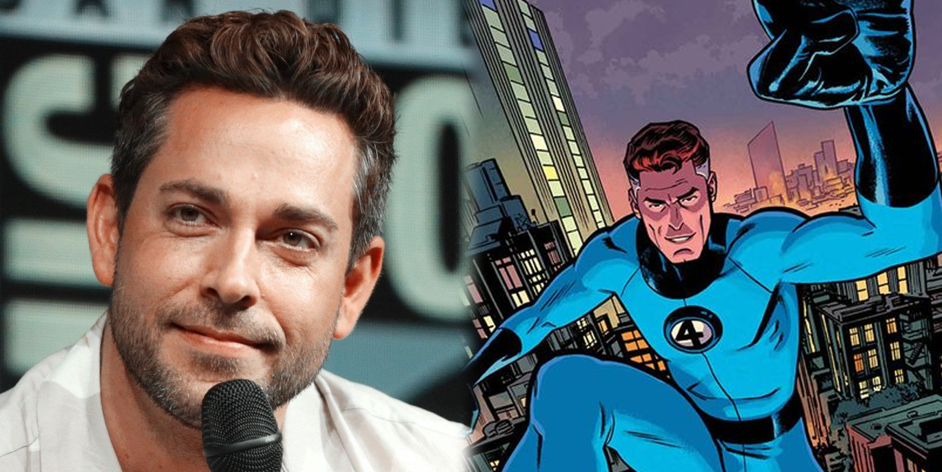 Zachary Levi quiere ser Mr. Fantastic y dice que su sueño era ser Deadpool