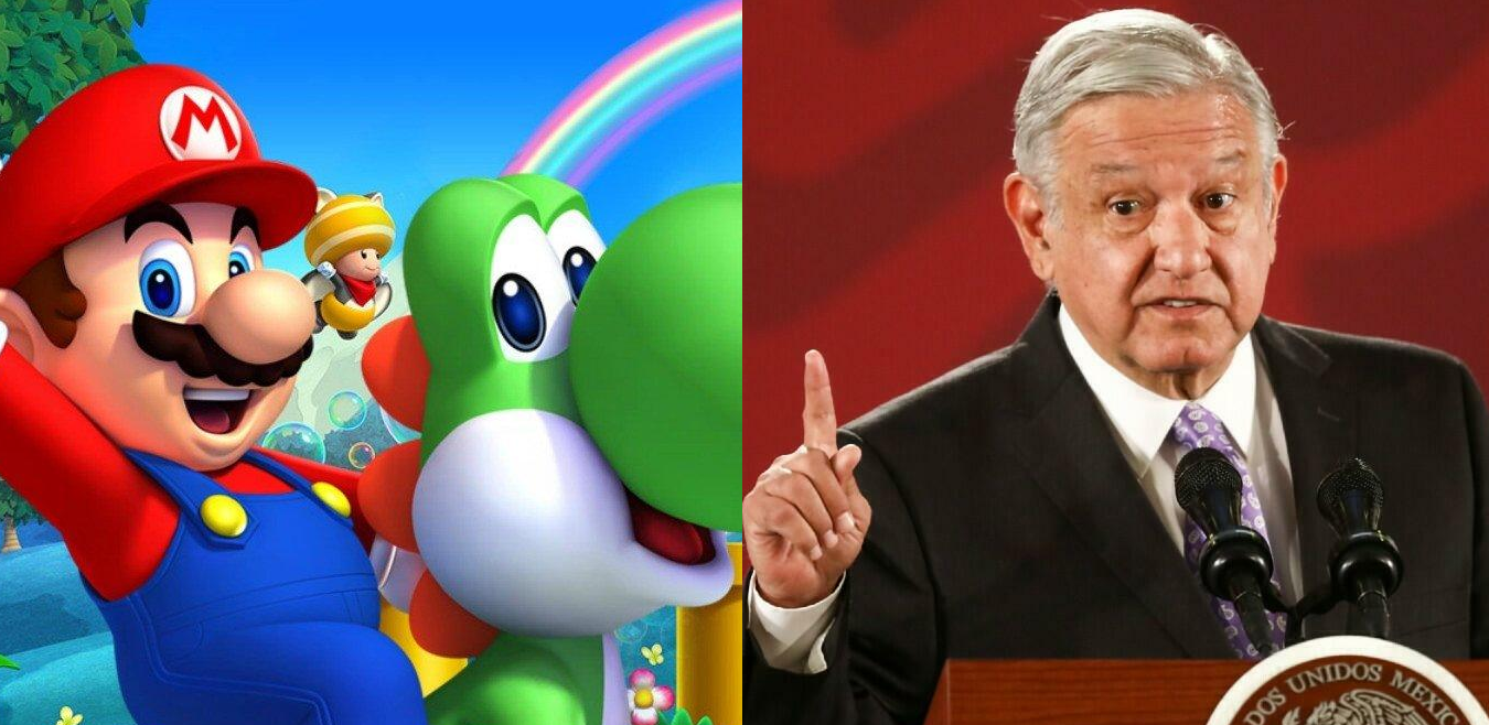 AMLO asegura que los videojuegos de Nintendo incitan a la violencia