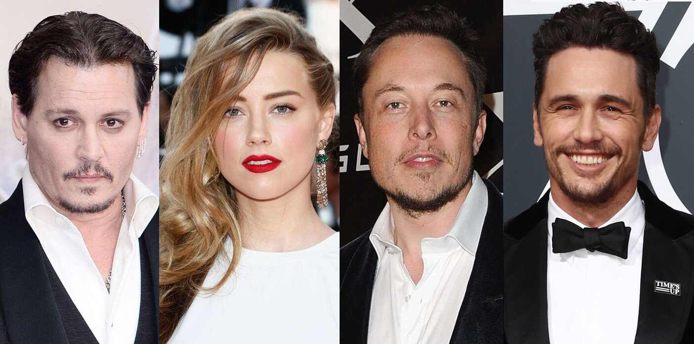 Elon Musk y James Franco serán testigos en juicio de Amber Heard y Johnny Depp