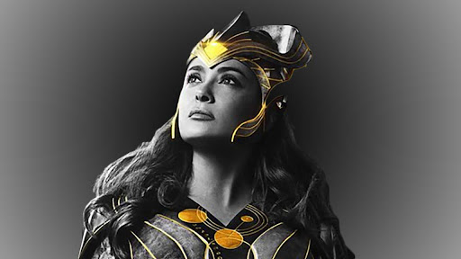 Eternals: Al borde de las lágrimas, Salma Hayek recuerda la primera vez que se puso el traje de Ajak