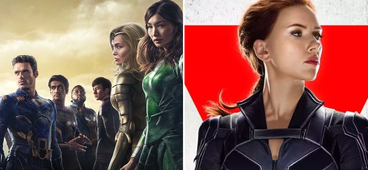 Disney impulsa campaña para que Black Widow y Eternals sean nominadas a los Óscar 2022